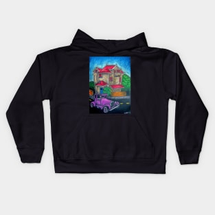 Funky Wellington House - New Zealand Kids Hoodie